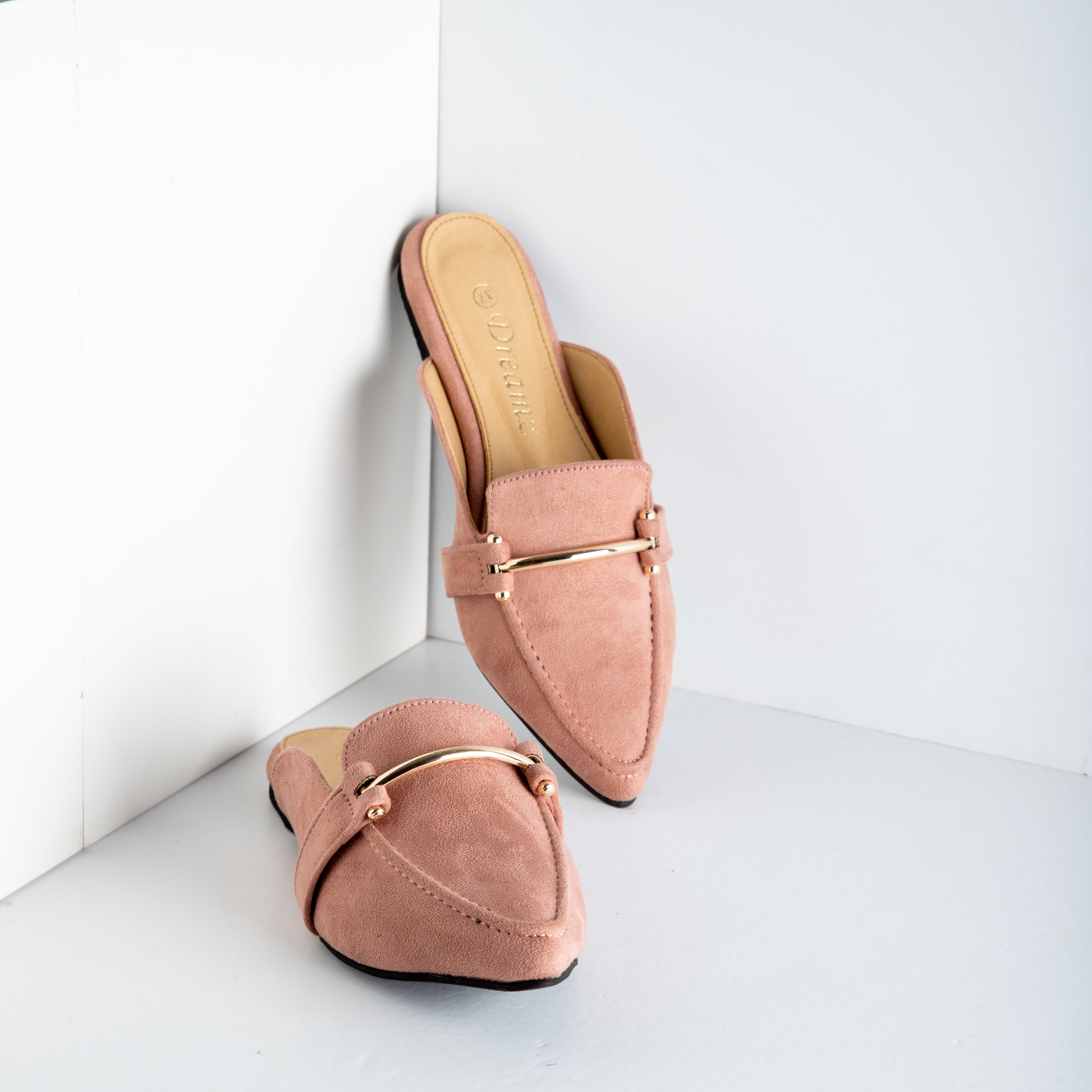 Hotta | Shiny Summer Mules - pink