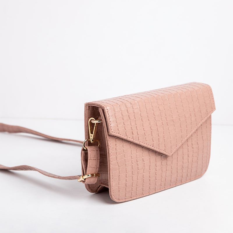 Envelope Cross-Body Bag - PINK