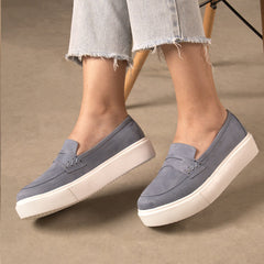 Lori Highland Loafers | baby blue