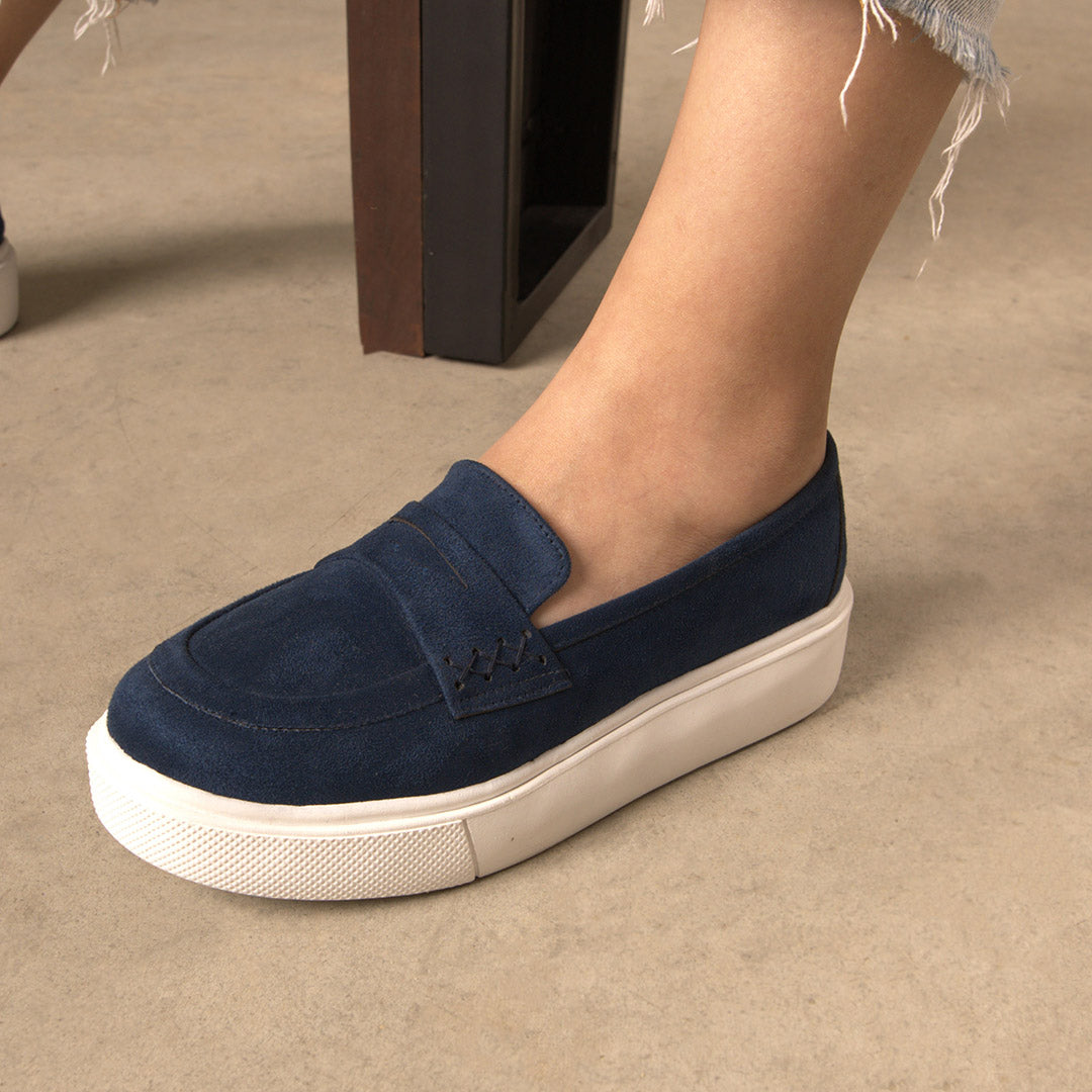 Lori Highland Loafers | dark blue