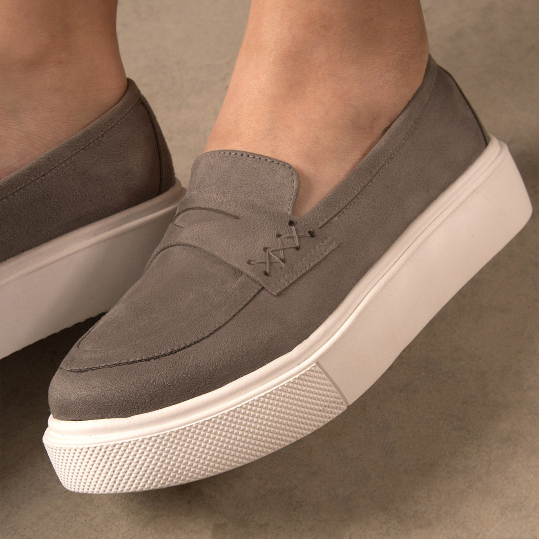 Lori Highland Loafers | gray