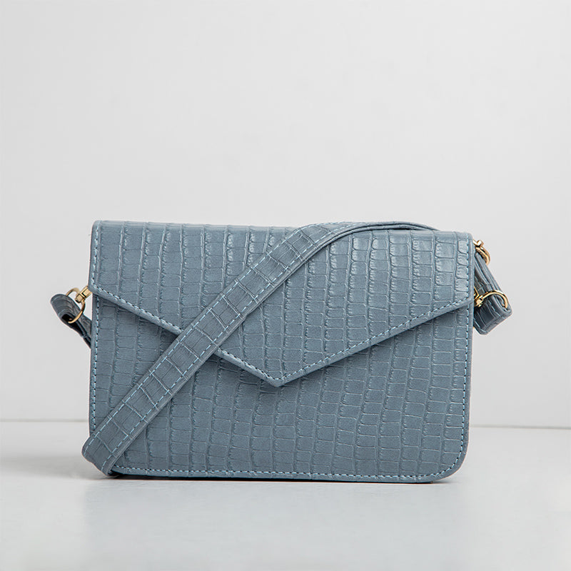 Envelope Cross-Body Bag - BABY BLUE