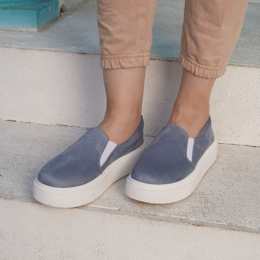 Curtas | Dreamz Slip On Sneakers - Blue