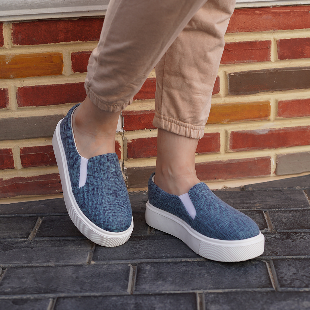 Lenindo | Dreamz Slip On Sneakers - Blue