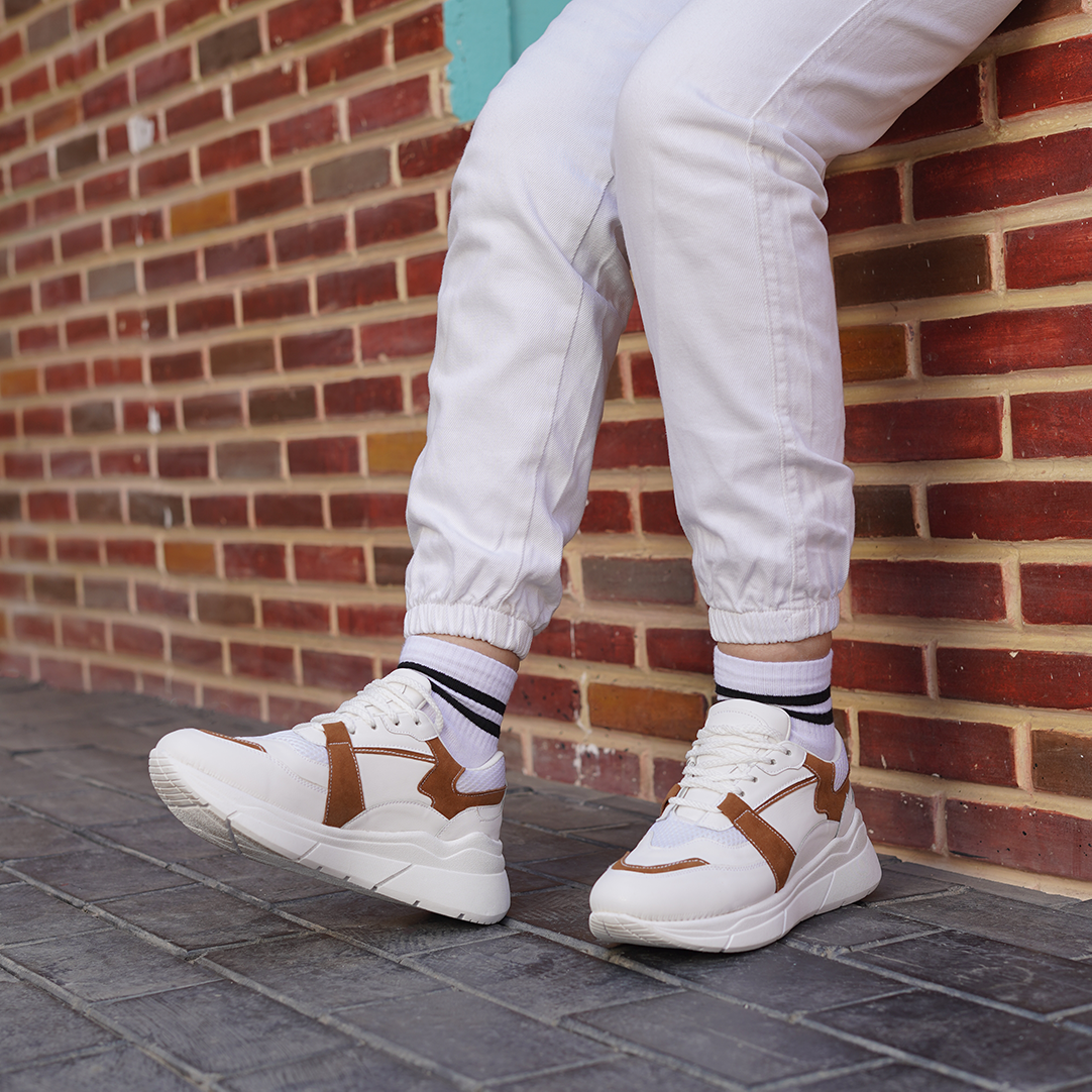 Sturpo | Dreamz Laced Sneakers With Straps - Brown