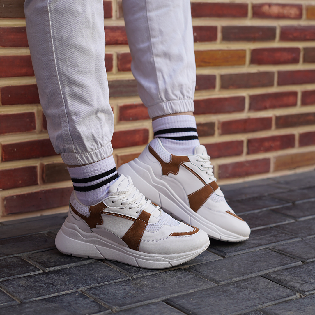 Sturpo | Dreamz Laced Sneakers With Straps - Brown