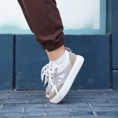 Anacad | Lace Up Sneakers - Beige