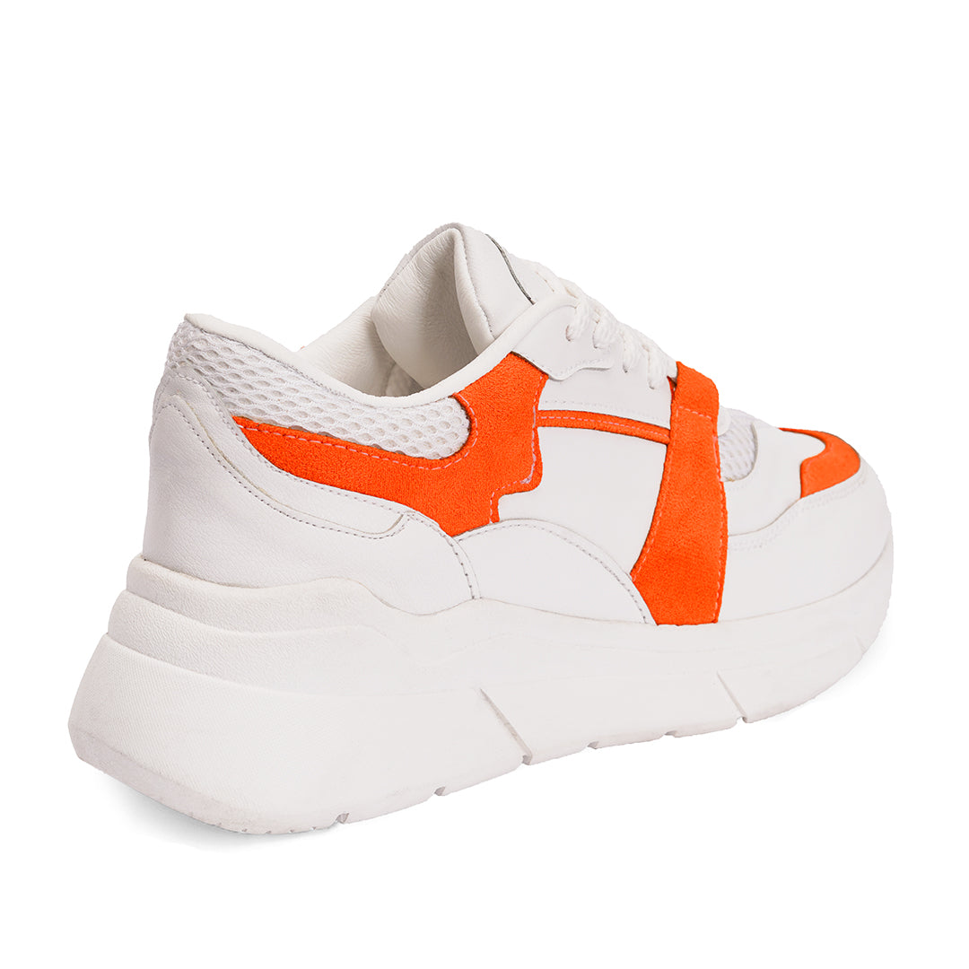 Sturpo | Dreamz Laced Sneakers With Straps - Orange