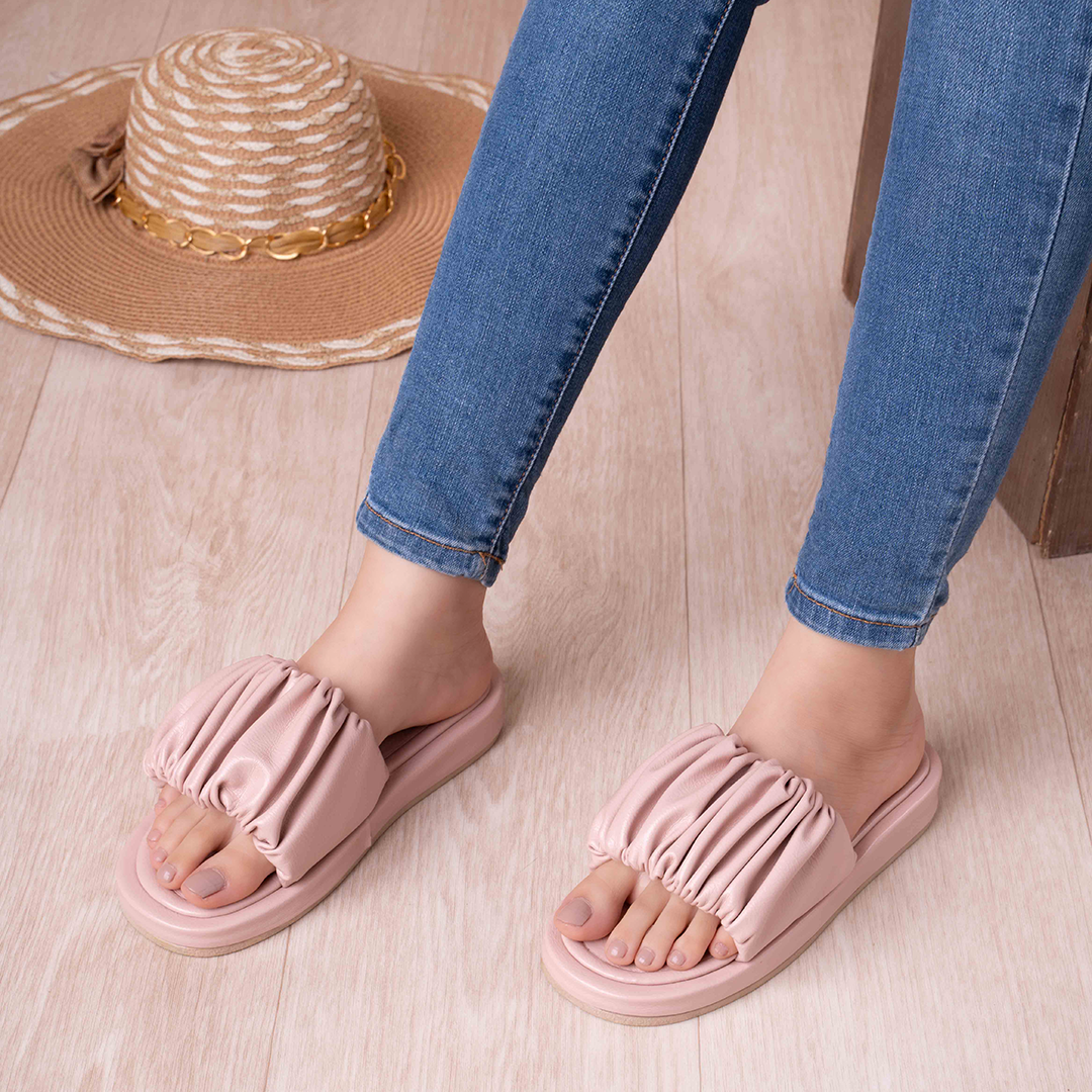 SummerGlide Slippers - Pink