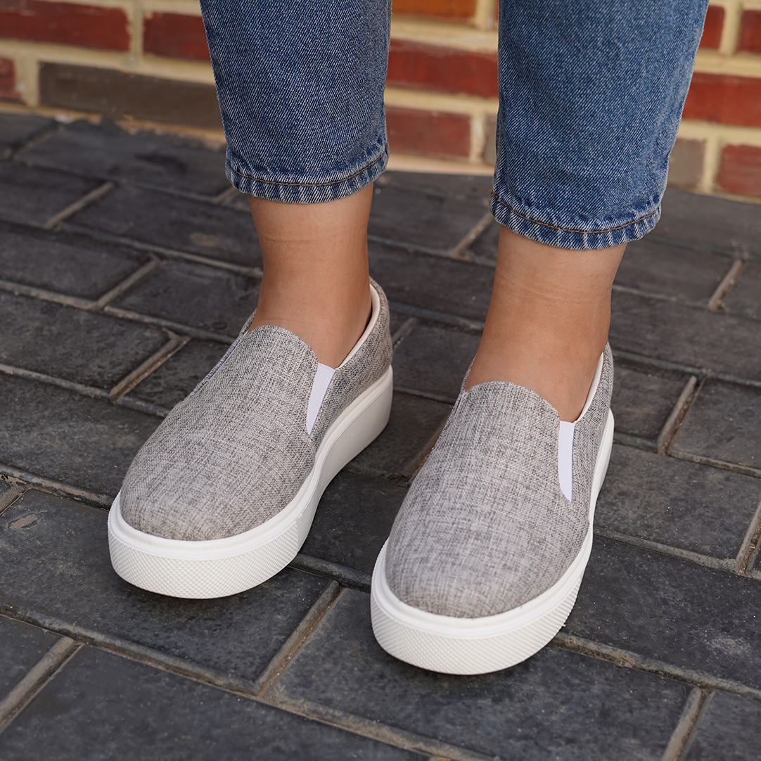 Lenindo | Dreamz Slip On Sneakers - Grey