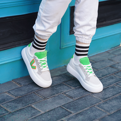 Farca | Lace Up Sneakers - Green