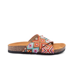 Abstracto Criss Cross Super Comfy Slides