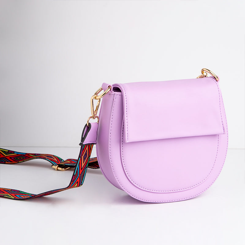 Sturia 2 | Curved Cross Bag - Purple